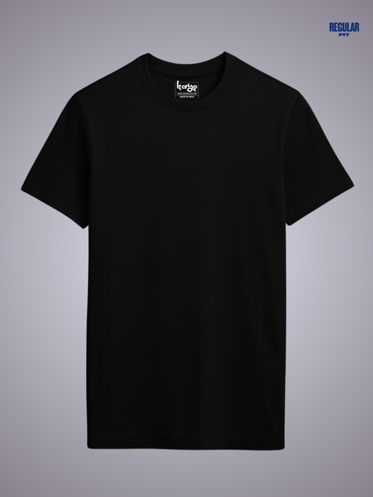 Regular fit Black Realm T shirt - WEAR KAYO