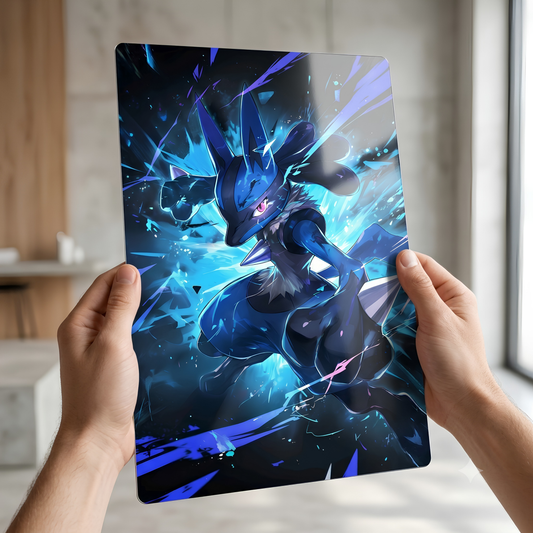 Lucario Metallic Poster