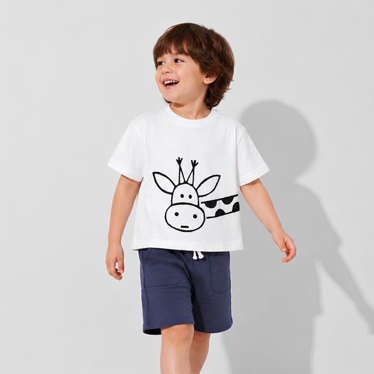 Cool Giraffe Kids T-Shirt