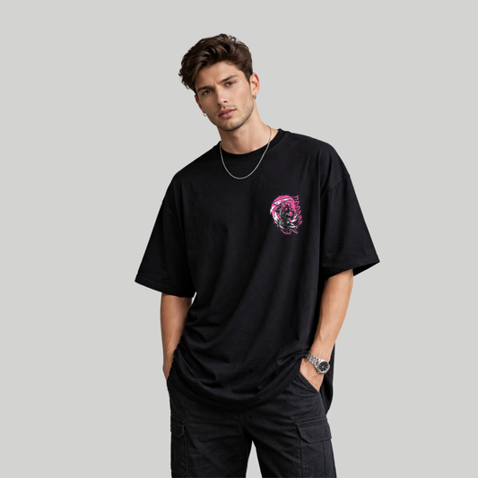 Oversized fit Crimson Awakening T shirt