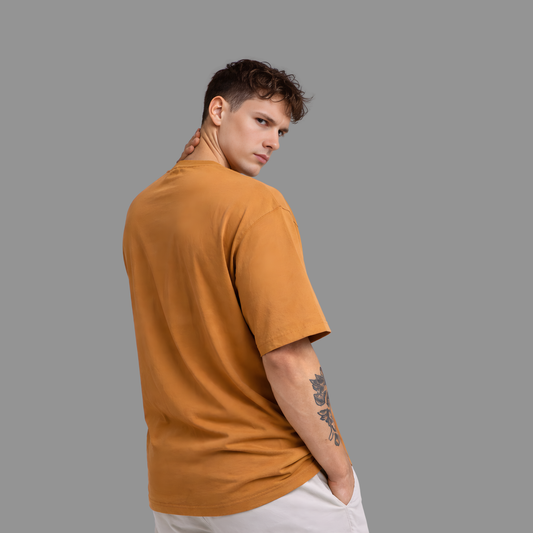 Oversized fit Beige T shirt