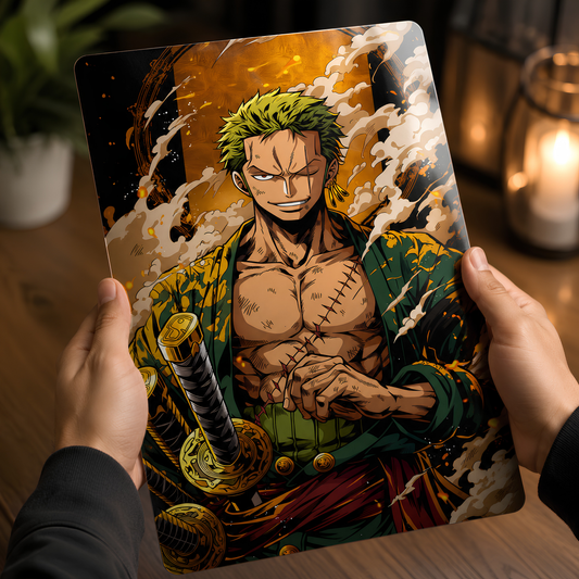 Conqueror's Legacy – Roronoa Zoro Metallic Poster