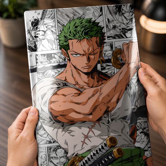 Swordsman's Resolve Metallic Poster
