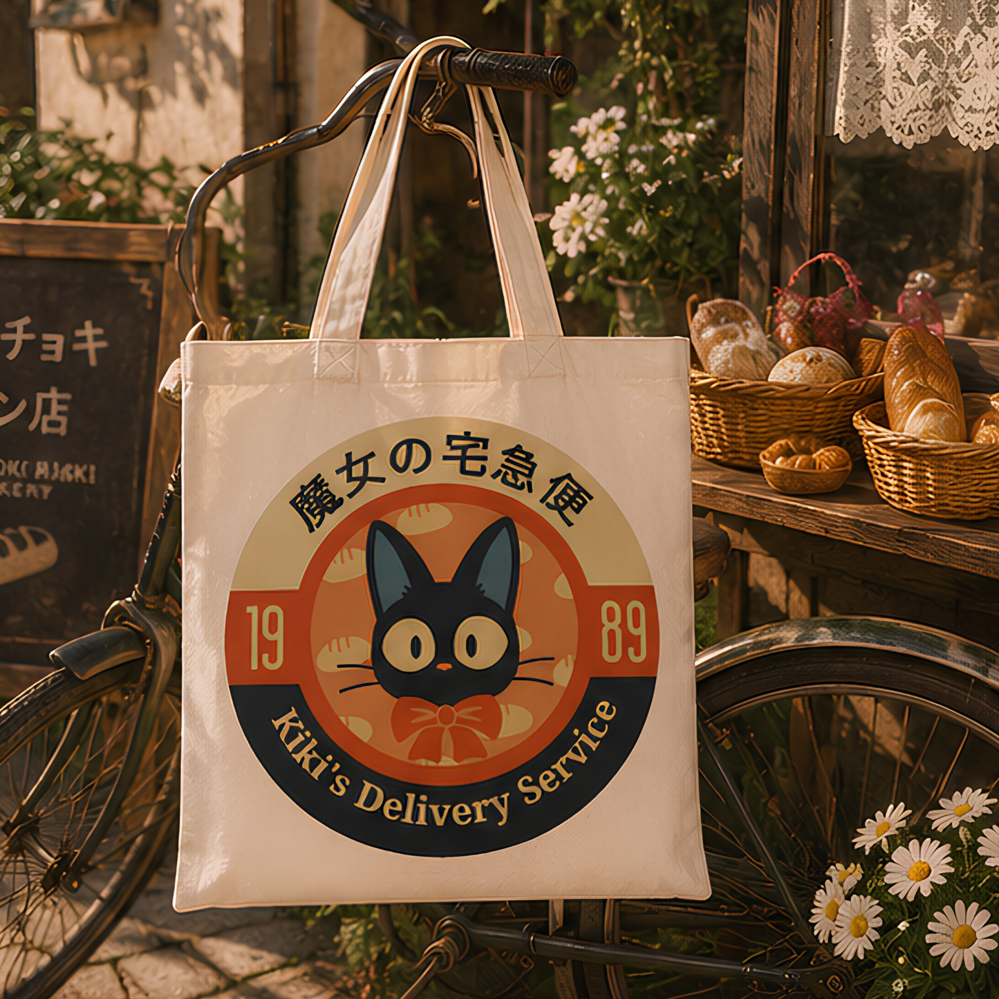 Jiji's Delivery Service Premium Canvas Tote Bag