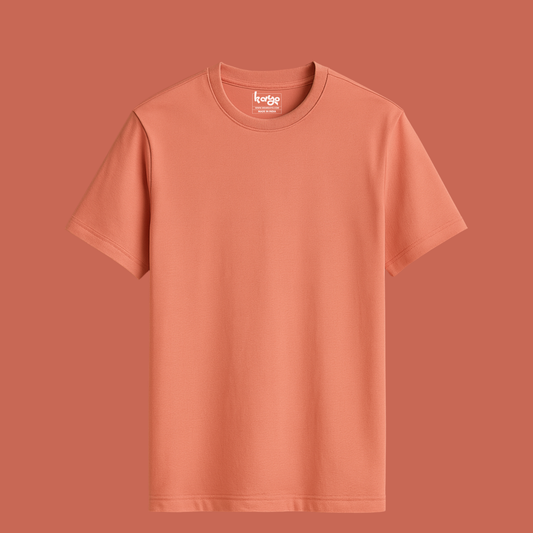 Regular fit Coral Mist T shirt