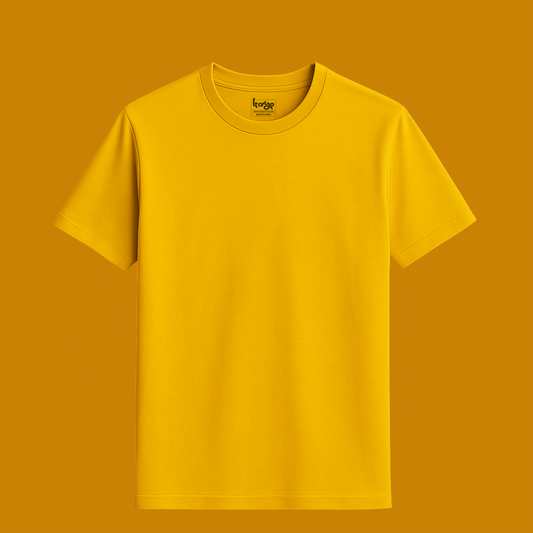 Regular fit Yellow T shirt