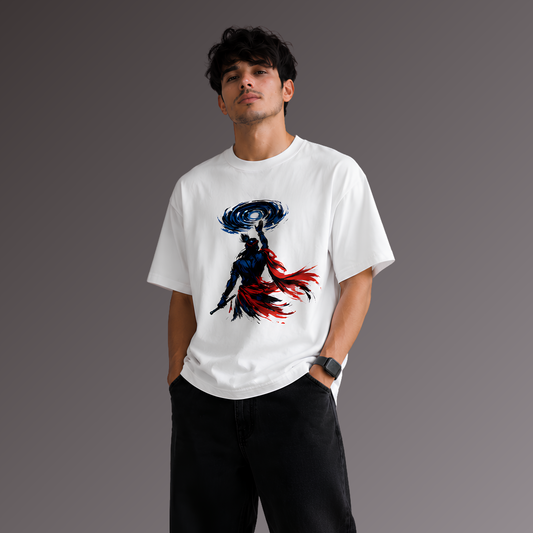 Cosmic Krishna Oversized T-Shirt