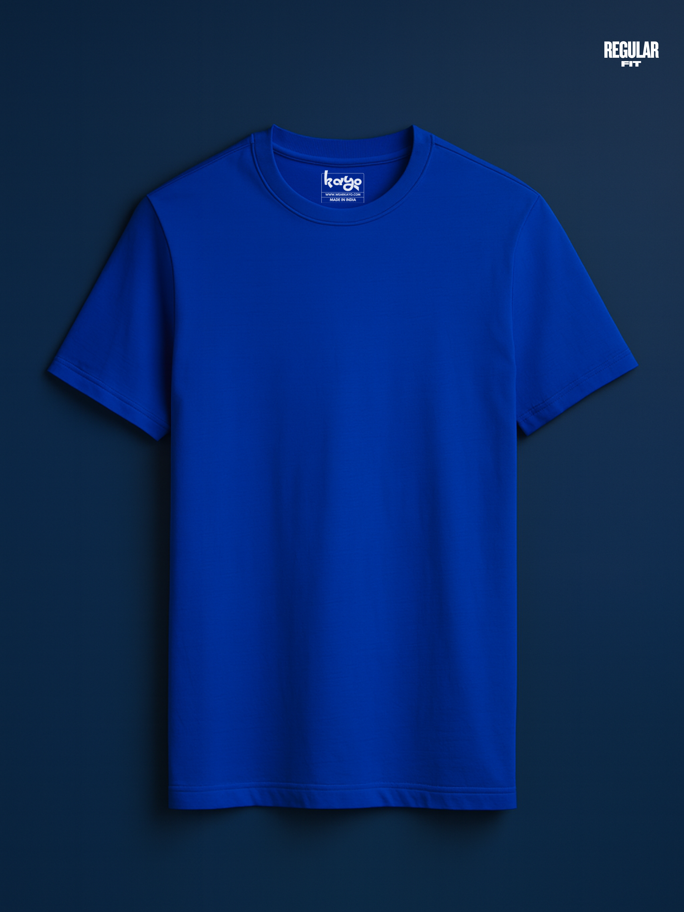 Regular fit Luxe Blue T shirt