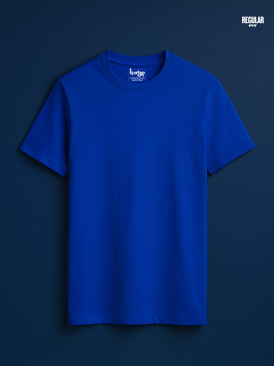 Regular fit Luxe Blue T shirt - WEAR KAYO