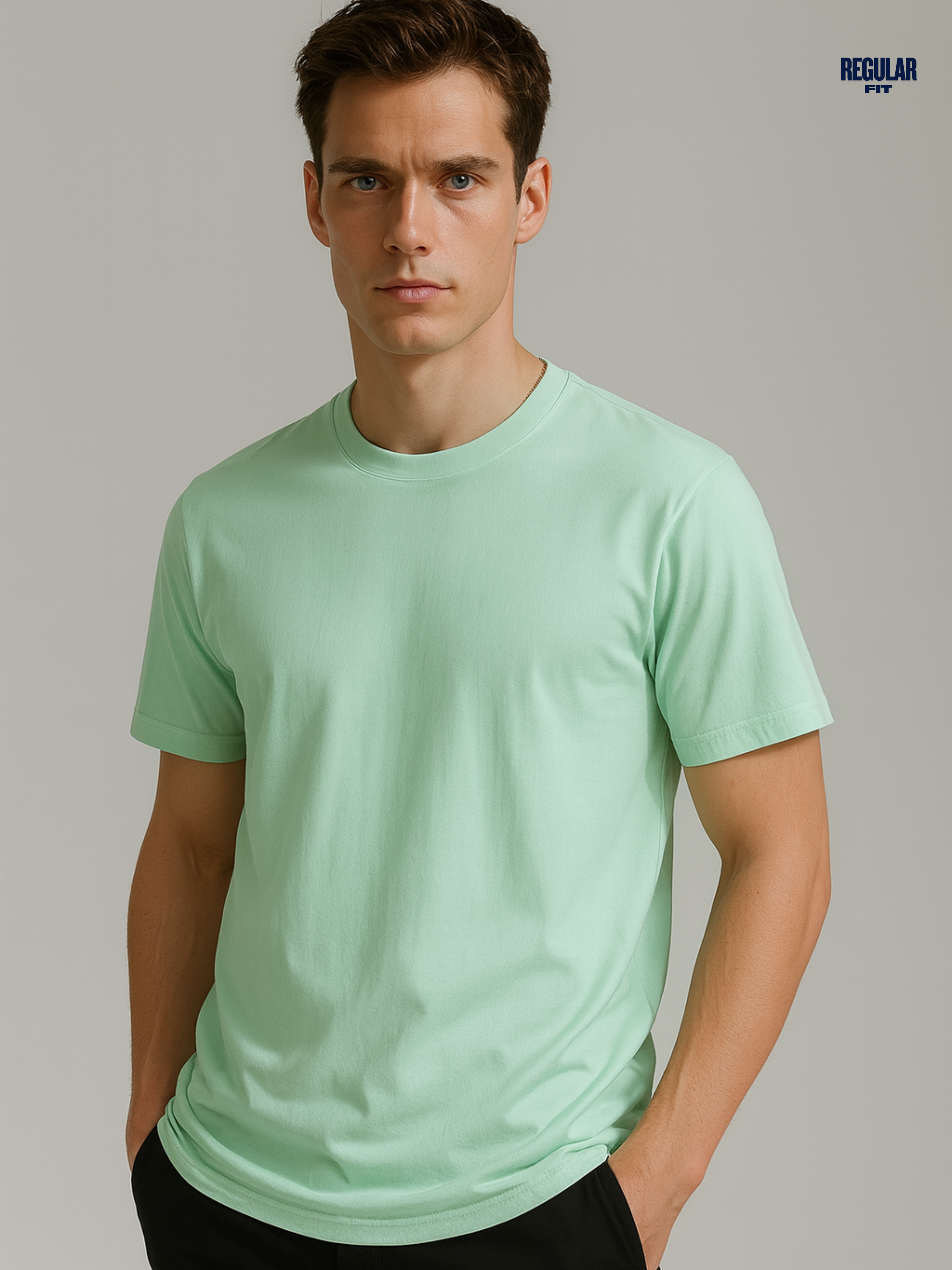 Regular fit Aqua Luxe T shirt