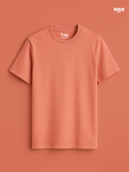 Regular fit Coral Mist T shirt - WEAR KAYO