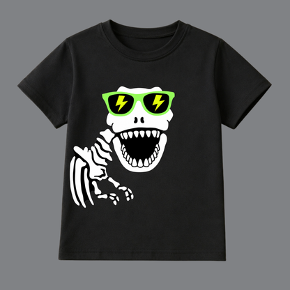 Dino Shades Kids T-Shirt – Black
