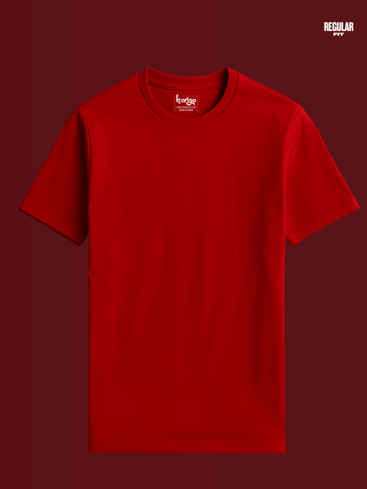 Regular fit Red T shirt