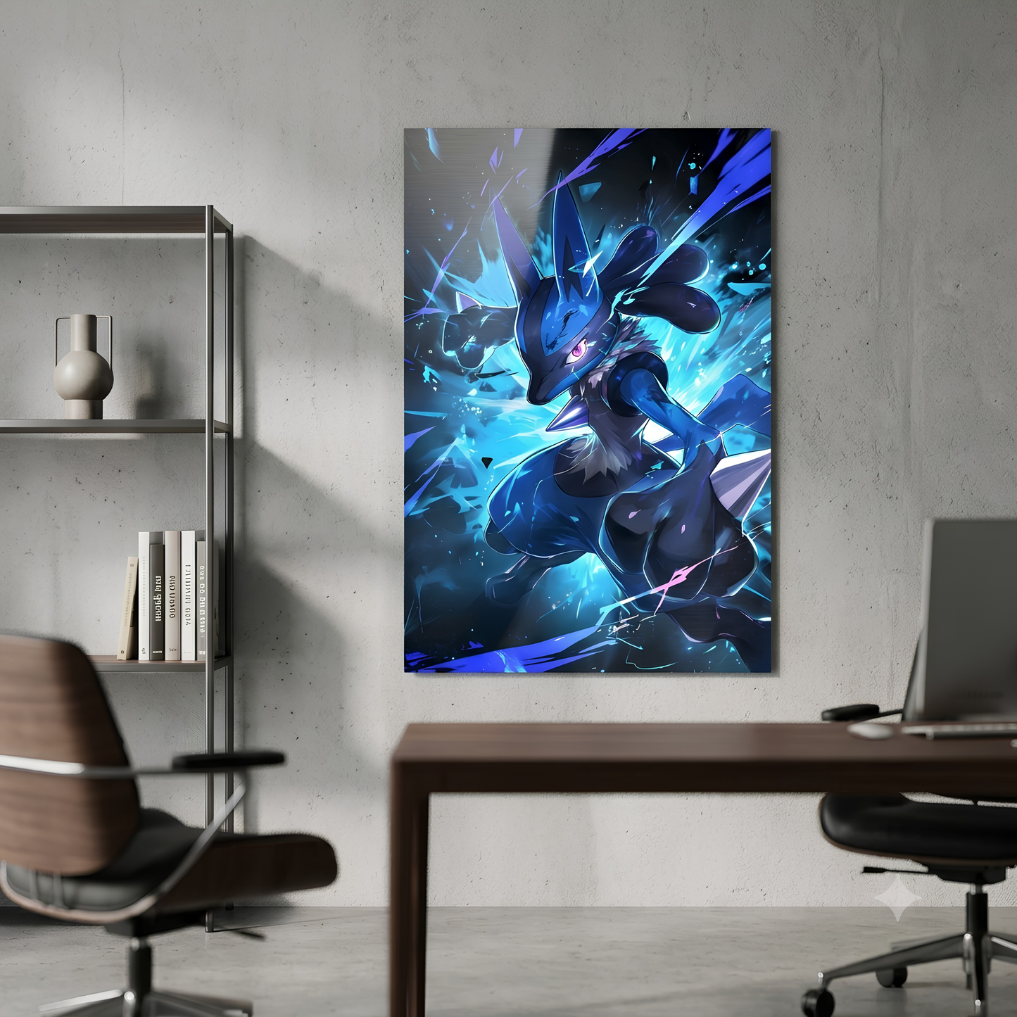 Lucario Metallic Poster