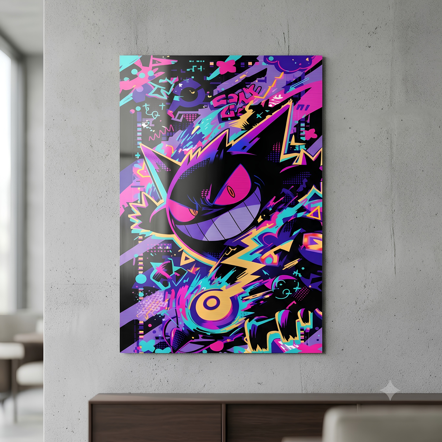 Gengar Metallic Poster