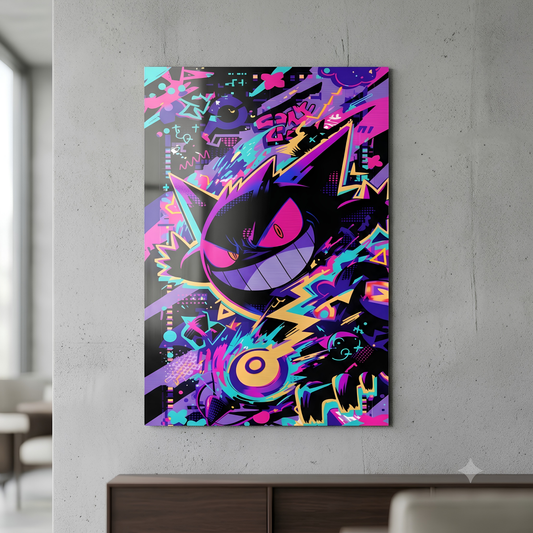 Gengar Metallic Poster