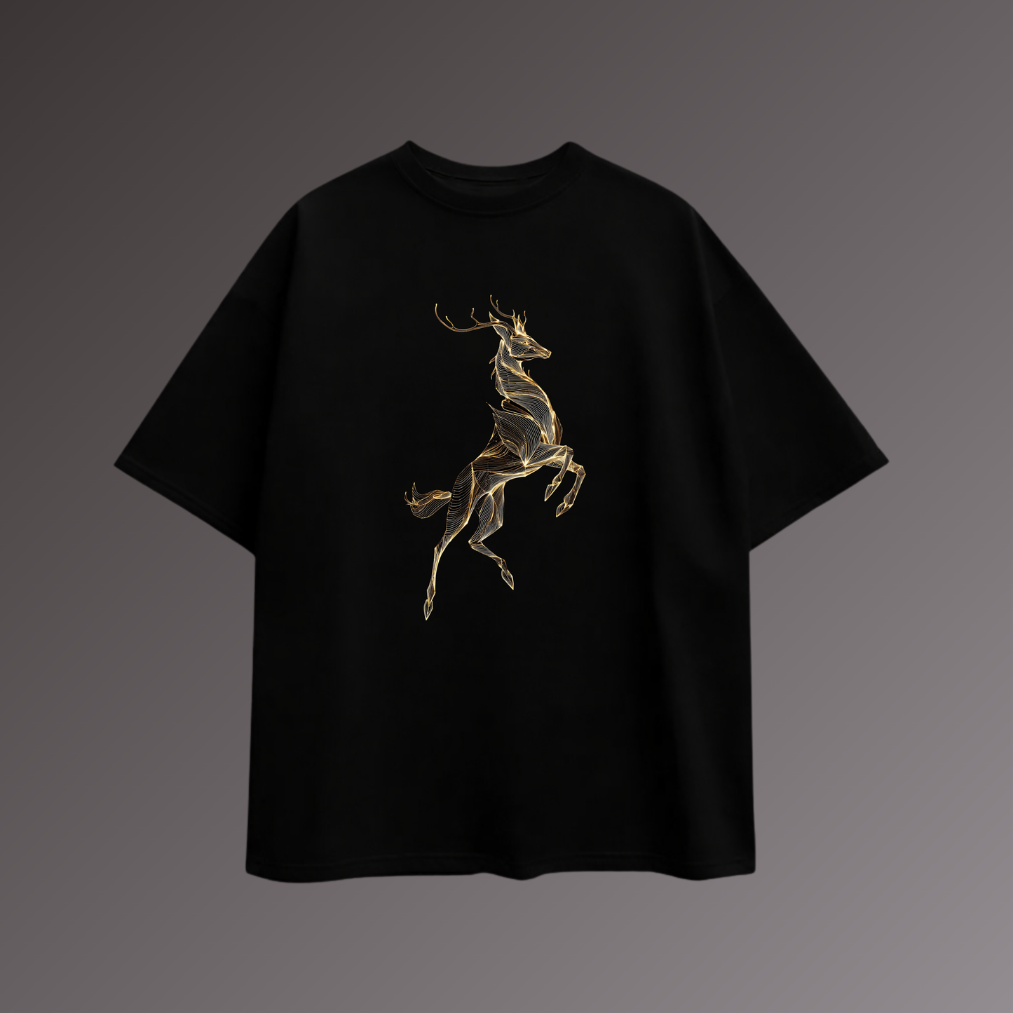 Golden Stag Oversized T-Shirt