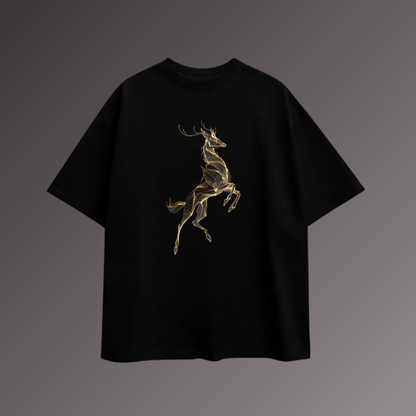 Golden Stag Oversized T-Shirt