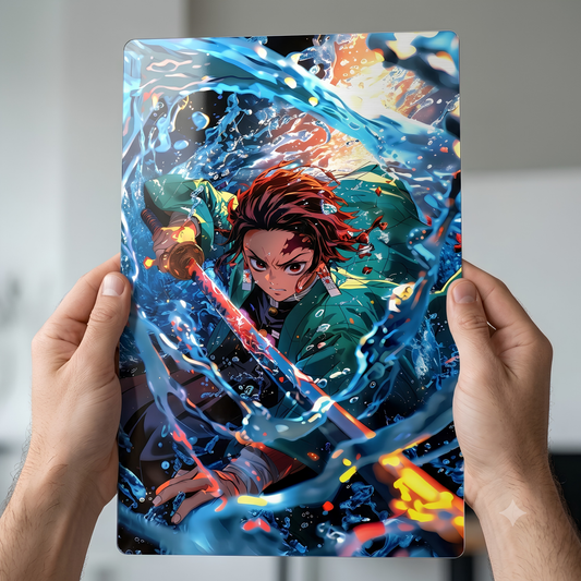 Tanjiro Kamado Metallic Poster