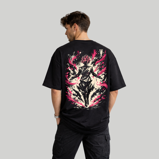 Oversized fit Crimson Awakening T shirt