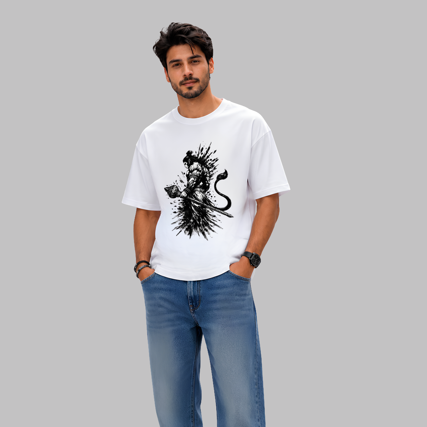 Shadow Hanuman Oversized T-Shirt