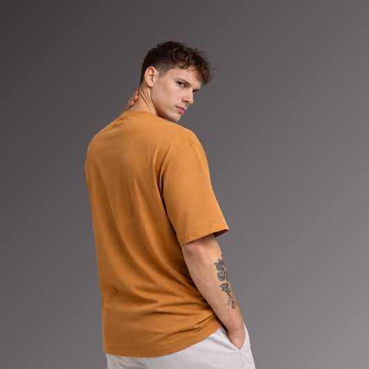 Oversized fit Beige T shirt