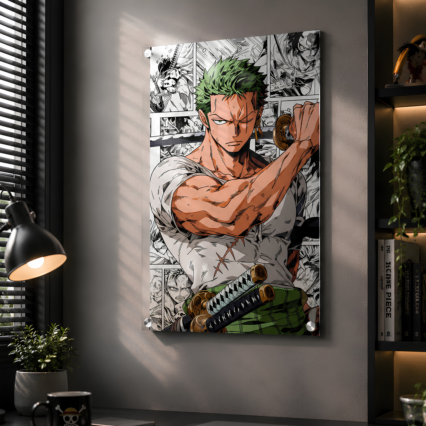 Swordsman's Resolve Metallic Poster