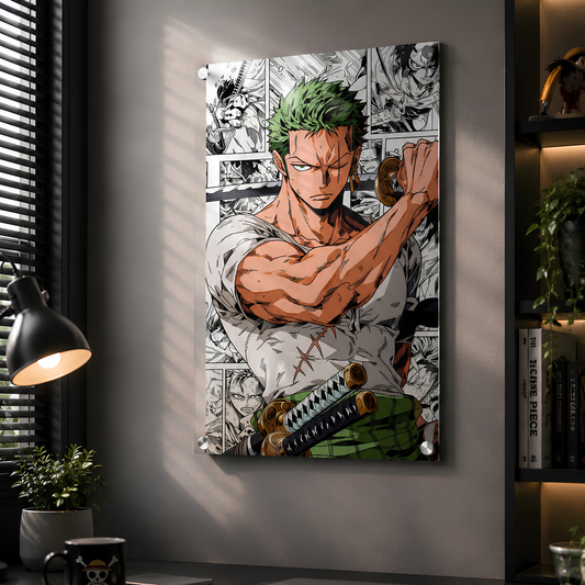 Swordsman's Resolve Metallic Poster