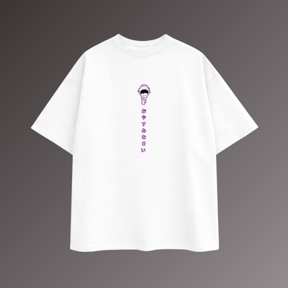 oversized Gojo-inspired graphic tee