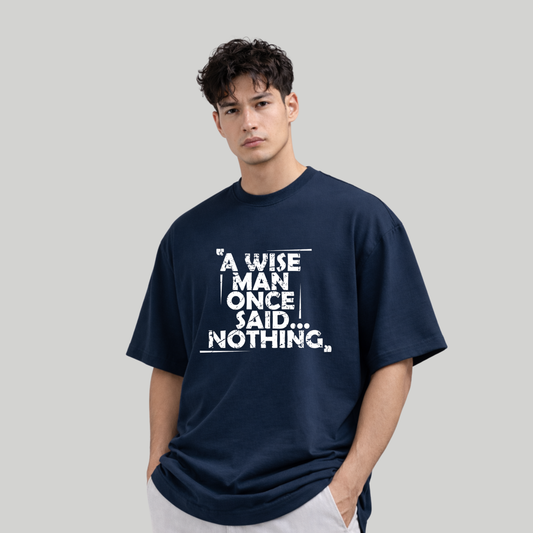 Silent Wisdom –  Oversized  T-Shirt