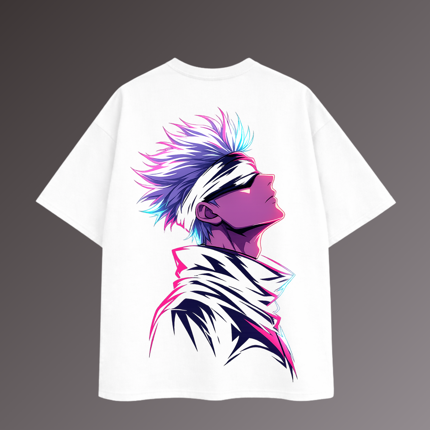 oversized Gojo-inspired graphic tee