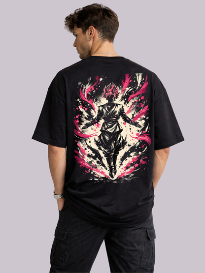 Oversized fit Crimson Awakening T shirt