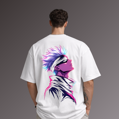 oversized Gojo-inspired graphic tee