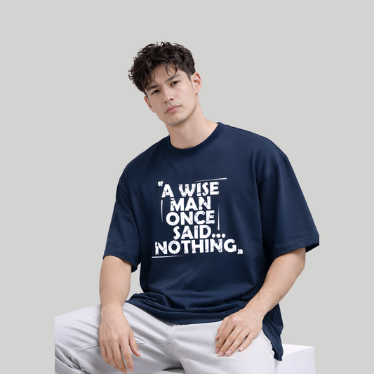 Silent Wisdom –  Oversized  T-Shirt