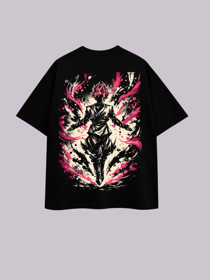 Oversized fit Crimson Awakening T shirt