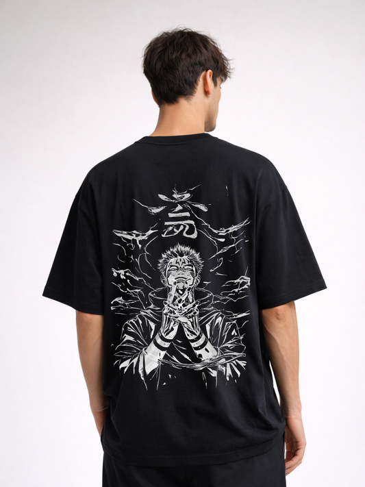Oversized fit Cursed Awakening T shirt