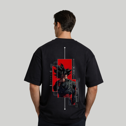 Black Goku Oversized T shirt