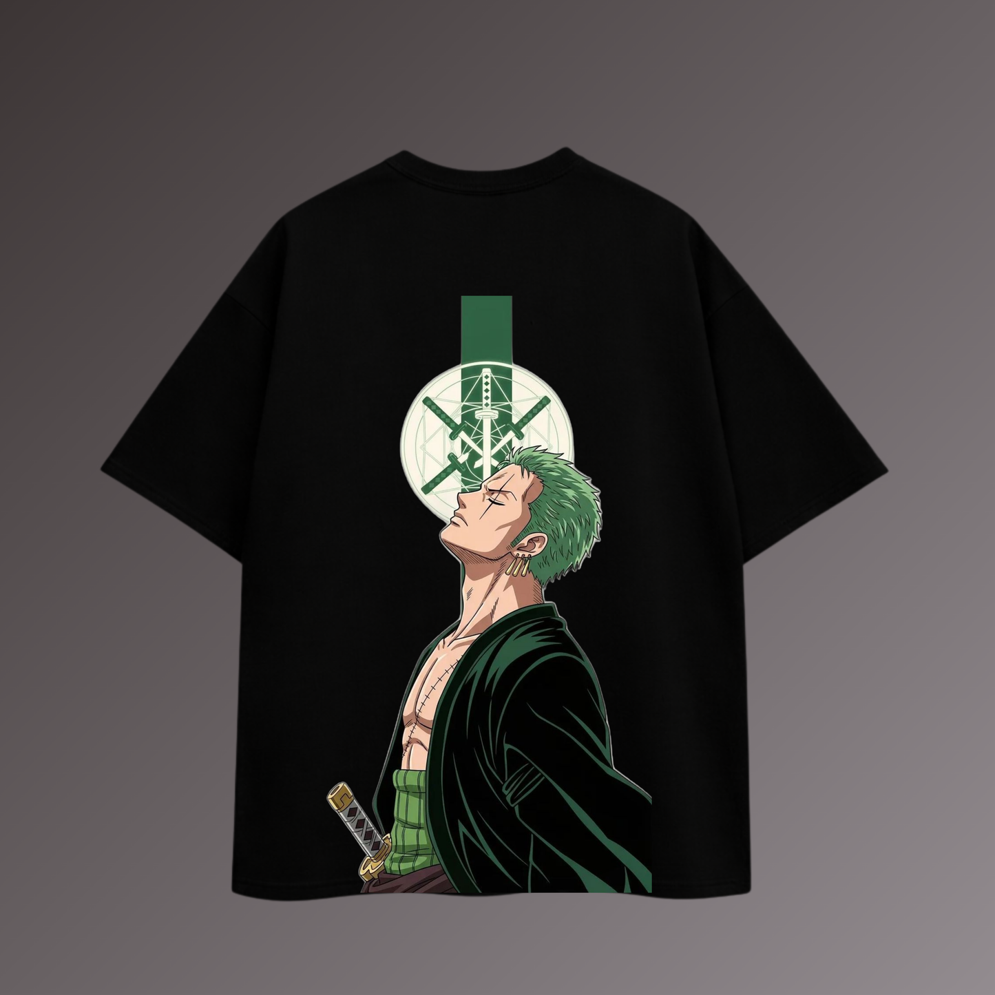 Zoro Eclipse Oversized T-Shirt – Black