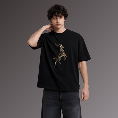 Golden Stag Oversized T-Shirt