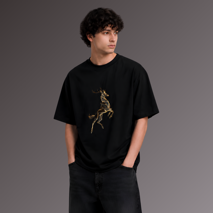 Golden Stag Oversized T-Shirt