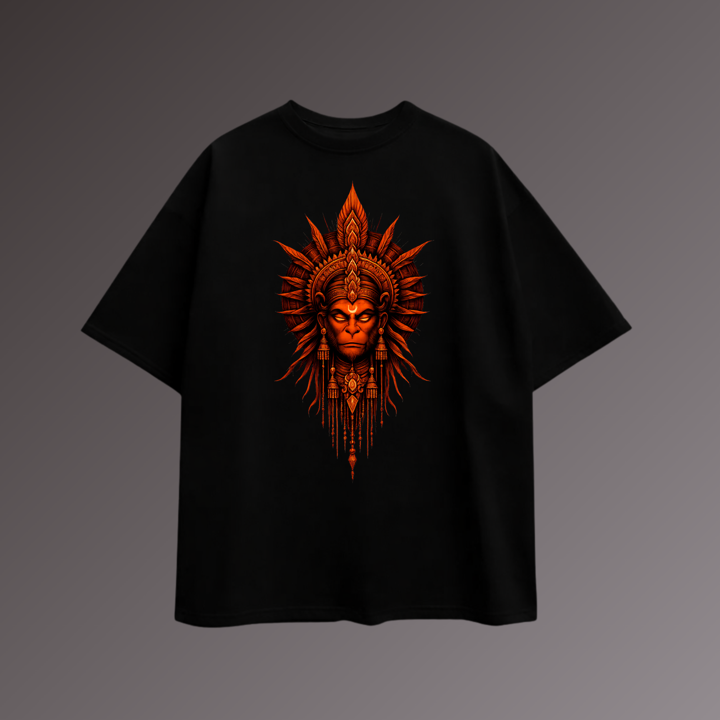 Inferno Hanuman Oversized T-Shirt