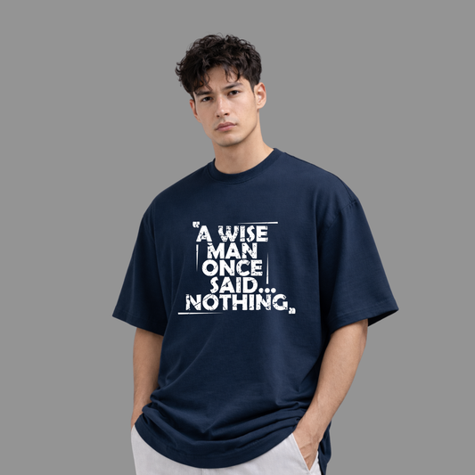 Silent Wisdom –  Oversized  T-Shirt