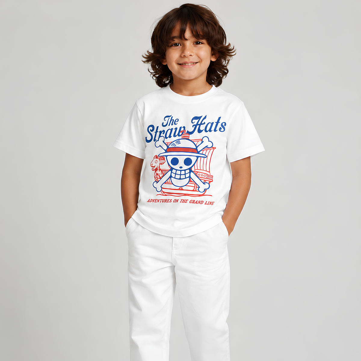 Grand Line Pirate Adventure Kids T-Shirt