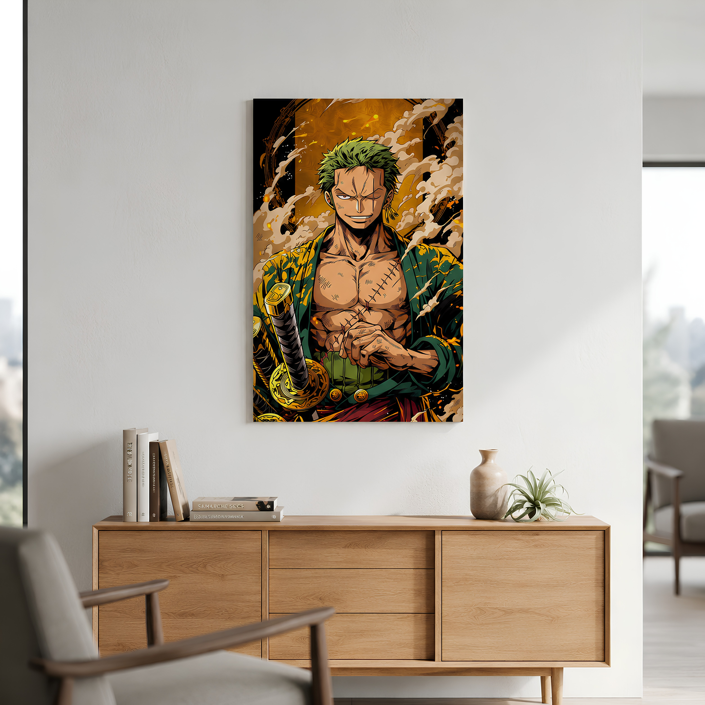 Conqueror's Legacy – Roronoa Zoro Metallic Poster