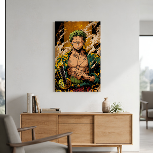 Conqueror's Legacy – Roronoa Zoro Metallic Poster