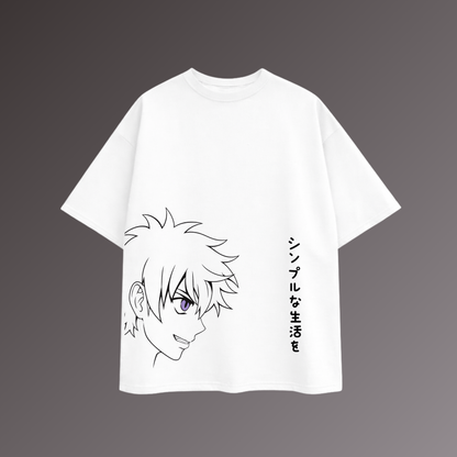 Neo Manga Oversized T-Shirt – White