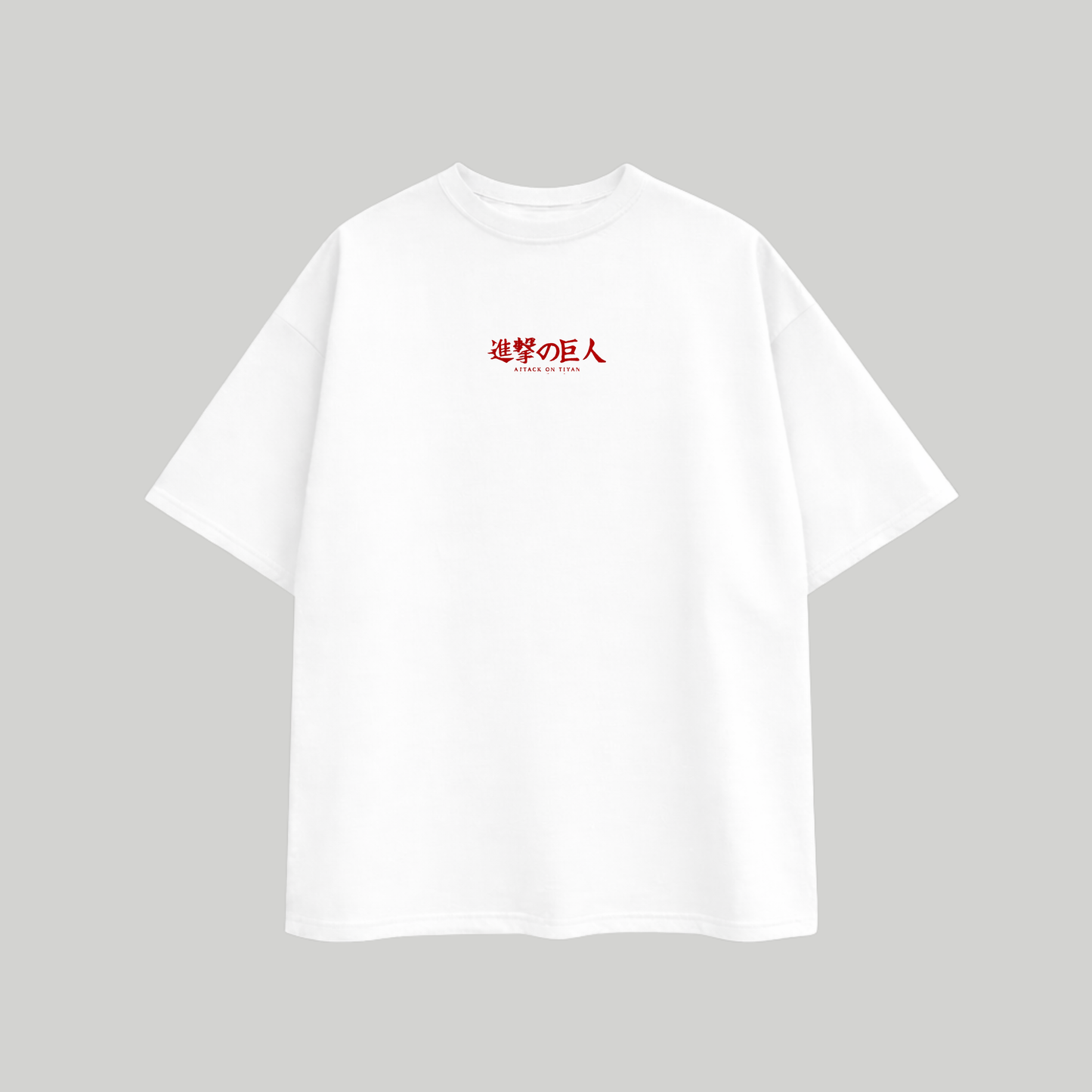 Titan Rage Oversized T-Shirt – White