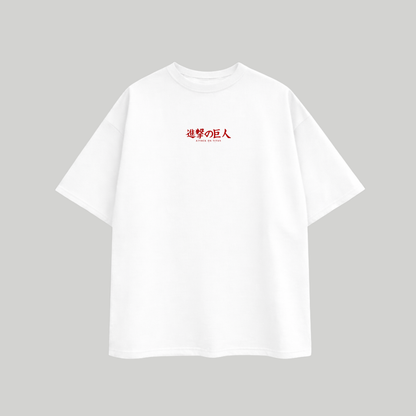 Titan Rage Oversized T-Shirt – White