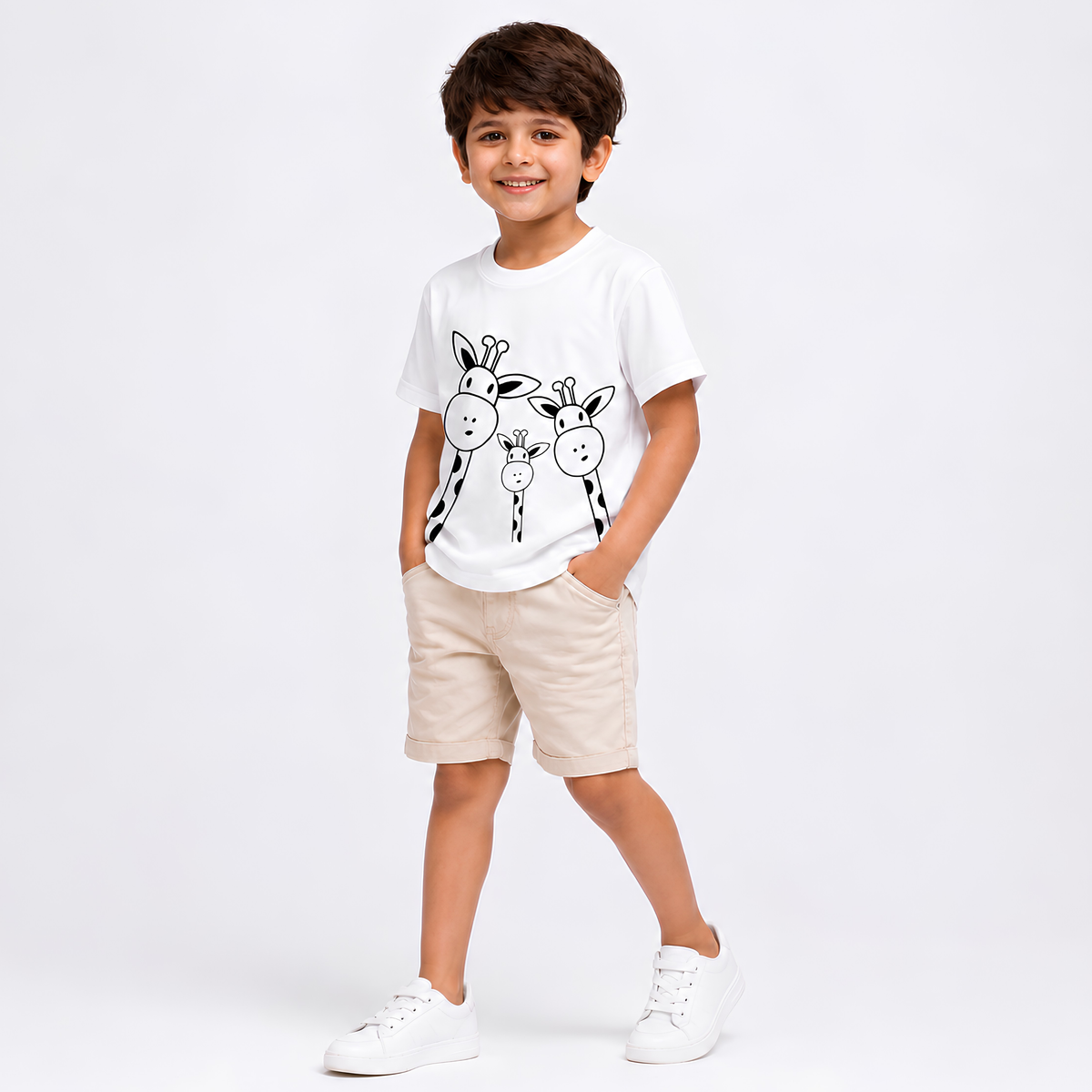 Giraffe Trio Kids T-Shirt