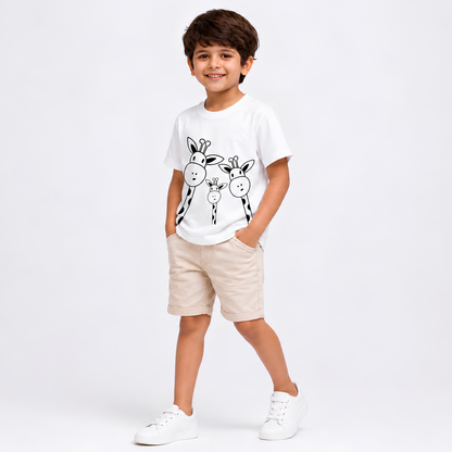 Giraffe Trio Kids T-Shirt